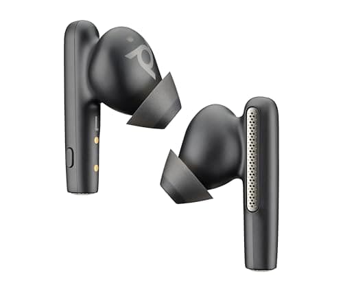 Image of Poly Voyager Free 60 UC True Wireless Earbuds (Plantronics) – Noise-canceling mics for clear calls – Active Noise Canceling – Portable charge case, Compatible w/iPhone, Android, PC/Mac, Zoom, Teams