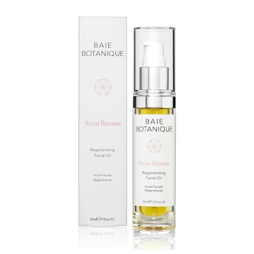 Image of Baie Botanique Anti-Ageing Facial Oil 30ml - Rose Absolute, Camelia, Borage, Evening Primrose, Abyssinian & Amla Oil - 100% Natural, 90% Organic