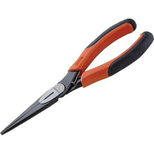 Image of Bahco 2430G Series Ergo Long Nose Pliers 140mm Phosphate Multi Colour