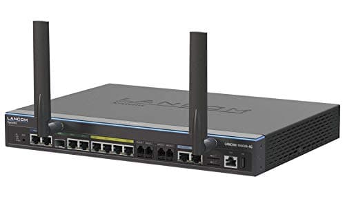 Image of LANCOM 1906VA-4G (EU, over ISDN), dual VDSL VoIP router, 2xVDSL2-Vect.Modem, 1xDual-SIM LTE Adv., 1xSFP/TP, 1xWAN-Eth., 2xISDN S0 (TE/NT+NT), 4xAnalogue.