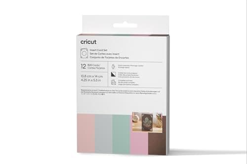 Image of Cricut Insert Cards R20, Macarons Sampler, for Custom Greeting Cards, Compatible with Cricut Card Mat - Pack of 12