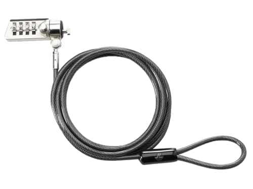 Image of JL T0Y15AA Standard Slot Laptop Notebook IT Equipment (Monitor, USFF, PC, POS, Laptops, Notebooks) Anti Theft Protection Security Cable Combination Lock