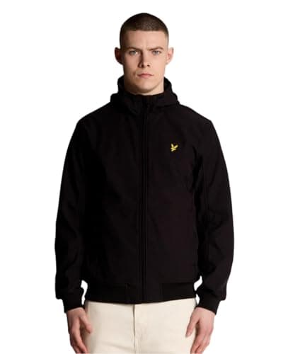 Image of Lyle & Scott Jackets Mesh Back Softshell Jacket Z865 Jet Black, L