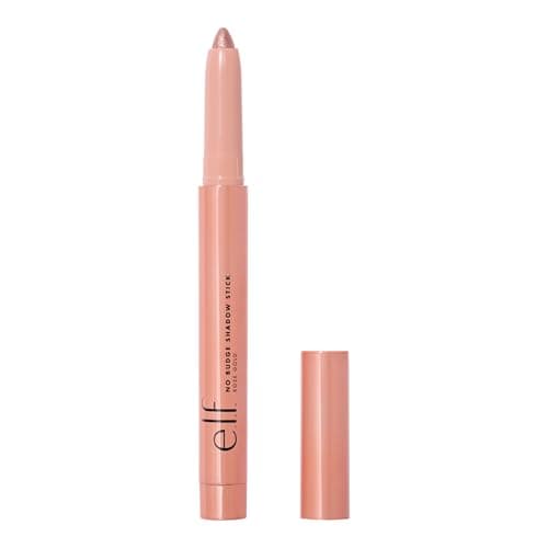 Image of e.l.f. No Budge Shadow Stick, Longwear, Smudge-Proof Metallic Eyeshadow, Rose Gold, 0.05 Oz (1.47g)