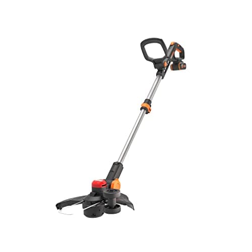 Image of WORX Nitro WG173E.9 Cordless Grass Trimmer 20 V - Powerful Brushless Motor - 33 cm Cutting Circle - Comfortable Use Thanks to the Rubber Handle - PowerShare Compatible - Without Battery and Charger