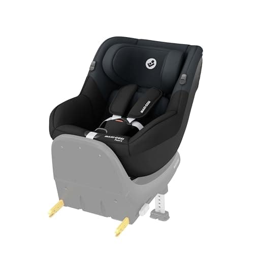 Image of Maxi-Cosi Pearl S i-Size, Baby Car Seat, 3 Months - 4 Years, max. 18 kg, 61 - 105 cm, Toddler Car Seat, 5 Recline Positions, Easy-in Harness Hooks, G-CELL Side Impact Protection, Tonal Black