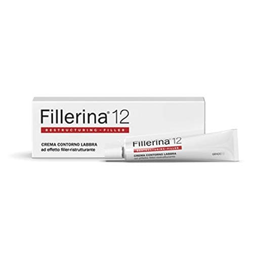 Image of LABO FILLERINA 12 RESTRUCTURING FILLER Lip Cream Contour Effect Filler Lip Antiage Cream Grade 5 50ml