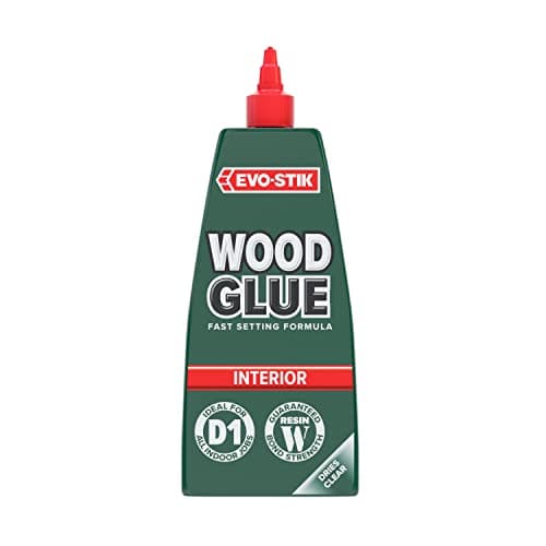 Image of EVO-STIK Wood Glue 1L - Interior - Extra Strong - Fast Setting Glue - Dries Clear - Suitable For All Wood Types