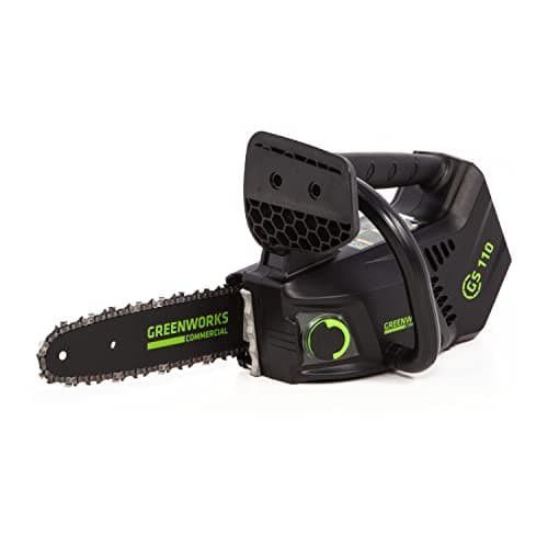 Image of Greenworks GD40TCS Cordless Top Handle Chainsaw with Brushless Motor, 25cm Bar Length, 12m/s Chain Speed, 2.4kg, Auto-Oiler, Kickback Protection WITHOUT 40V Battery & Charger
