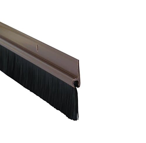 Image of Stormguard 02SR0200838B 838mm Bottom of The Door Brush Strip Draught Excluder - Brown