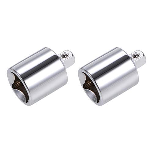 Image of sourcing map 2 Pcs 1/2 Inch Drive (F) x 1/4 Inch (M) Socket Reducer Adapter, Female to Male