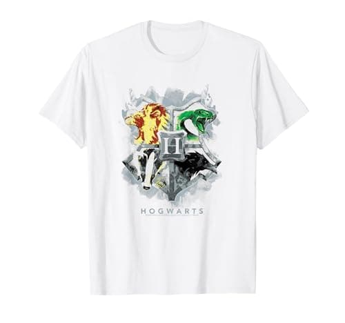 Image of Harry Potter Hogwarts Painted Crest T-Shirt