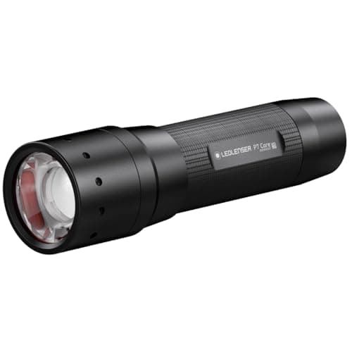 Image of Ledlenser P7 Core | 2020 | LED Torch, 450 lm, Up to 25h Run Time, Focusable 300m Beam, AAA Battery Flashlight, IP54 Water Resistant Inc Wrist Strap for Hiking, Dog Walking, Camping, Security, Police
