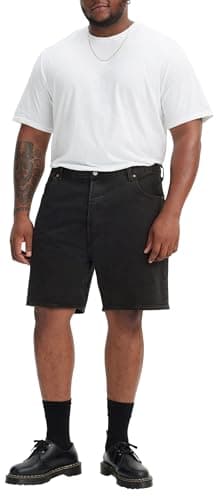 Image of Levi's Big & Tall 501 Original Men's Denim Shorts, Black Accord Shorts, 40