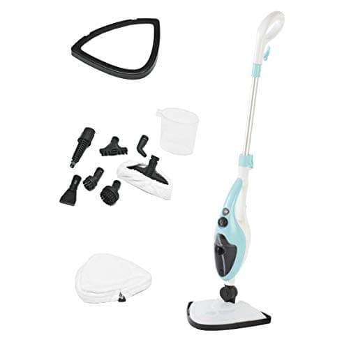 Image of 10 in 1 1500W Neo® Hot Steam Mop Cleaner Floor Carpet Window Washer Hand Steamer (Blue)