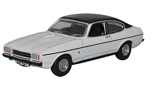 Image of Oxford Diecast 1:76 White Ford Capri Mk2 Collectable model 76CPR003