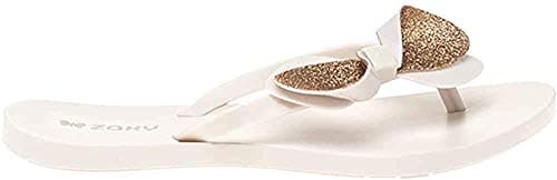 Image of Zaxy Fresh Trip Flip Flops, Beige (Ivory), 3 UK