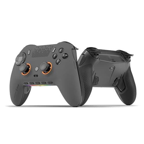 Image of SCUF ENVISION PRO Wireless V1 (2023) PC Gaming Controller - Five Remappable G-Keys - Remappable Back Paddles - Instant Triggers - iCUE Compatible - Steel Grey