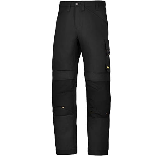 Image of Snickers 63010404252 Size 252 "Allroundwork" Work Trousers - Black