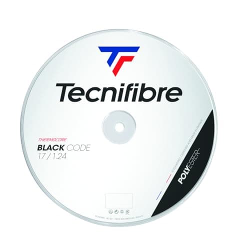 Image of Tecnifibre Blackcode Tennis String 1.24mm Black - 200m Reel