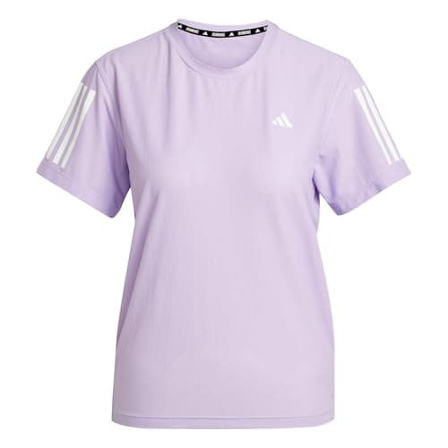 Image of adidas Women's Own The Run Base Tee, Powder Plum, XL