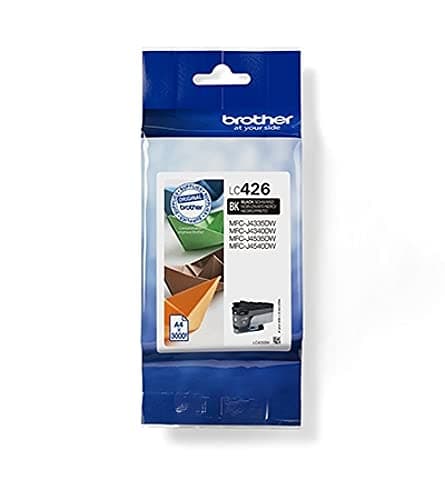 Image of Brother LC-426BK Inkjet Cartridge, Black, Single Pack, Standard Yield, includes 1 x Inkjet Cartridge, Genuine Supplies