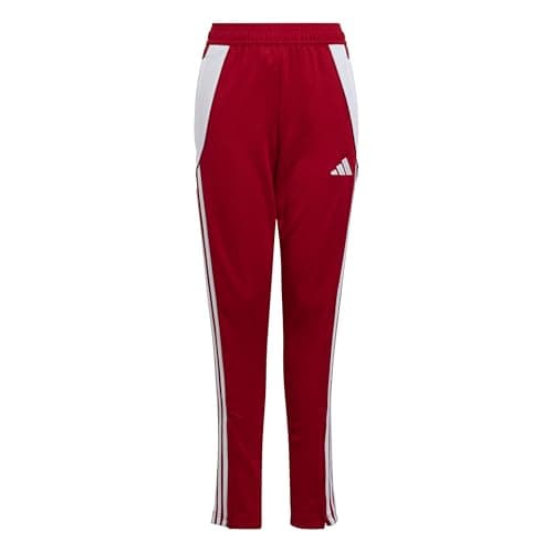Image of adidas Tiro 24 Unisex Children's Tracksuit Bottoms, Team Power Red/White, XL