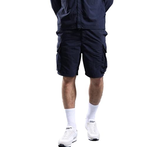 Image of Marshall Artist Woodvale Cargo Shorts, Navy (UK, Alpha, XL, Regular, Regular, Navy)