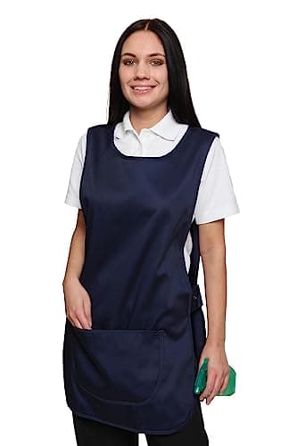 Image of Mirabella Health & Beauty Unisex Hygea Tabard Apron Navy S