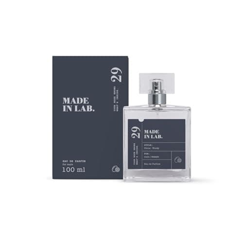 Image of MADE IN LAB No. 29 Men's Perfume, Intense Eau de Parfum for Men, Fresh, Daily, Long-Lasting Fragrance | Fragrance Notes: Citrus, Woody | 100 ml