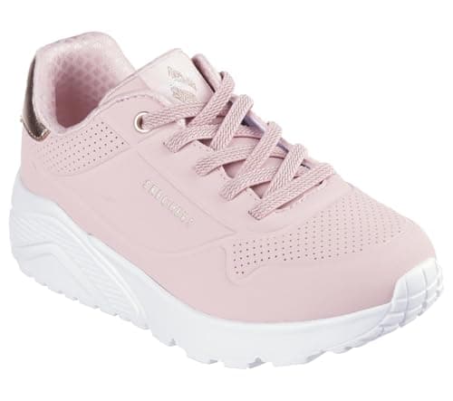 Image of Skechers Girl's Uno Lite Sneakers, Mauve Synthetic/Trim, 5 UK Child