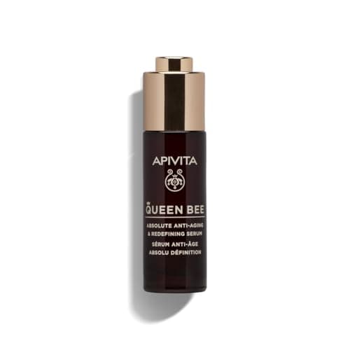 Image of Apivita Queen Bee Absolute Anti-Aging & Redefining Serum 30ml - Facial Serum with Controlled-Release Royal Jelly, Propolis, Honey | Flash Lifting Effect, Wrinkles, Firmness, Lifted Facial Contour