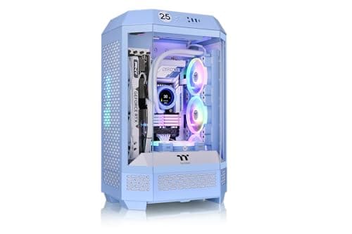 Image of Thermaltake The Tower 300 | Micro Tower Case | Hydrangea Blue Limited Edition