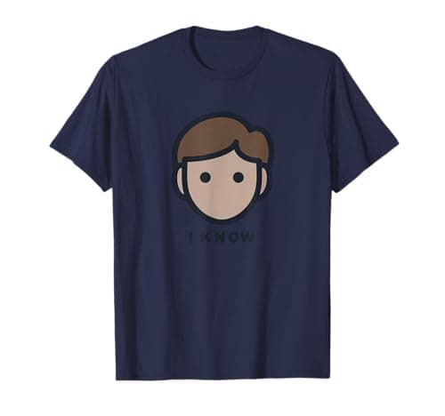 Image of Star Wars Cartoon Han Solo I Know T-Shirt