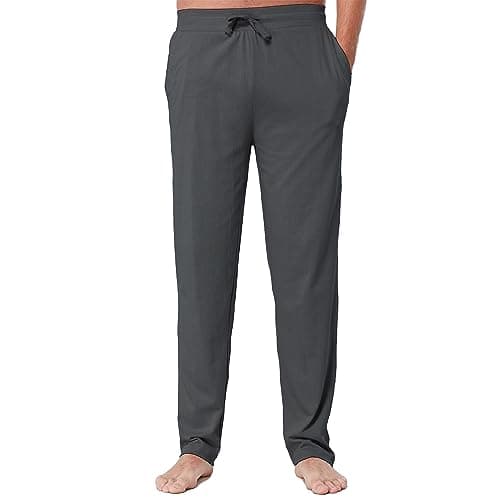 Image of The Essentials Wardrobe Mens TEW Lounge Pants - Open Leg - Dark Grey - Large