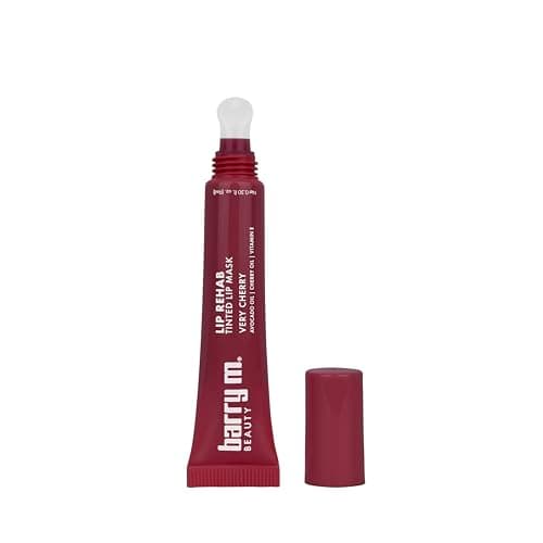 Image of Barry M Lip Rehab Tinted Hydration Lip Mask, Shade Red Very Cherry | Lip Balm Infused with Vitamin E