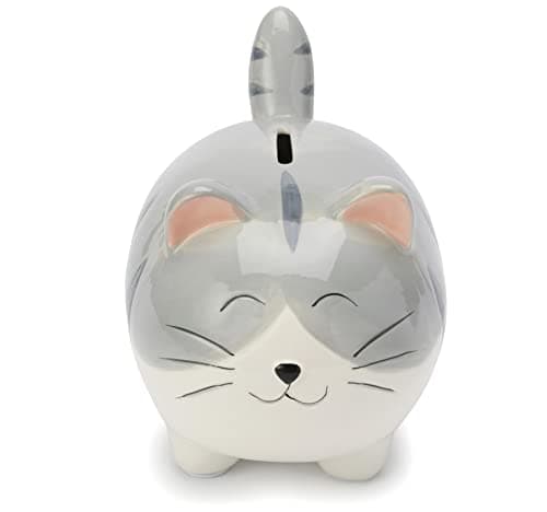 Image of Mousehouse Gifts - Small Cat Piggy Bank, Kitten Money Box for Children's Savings