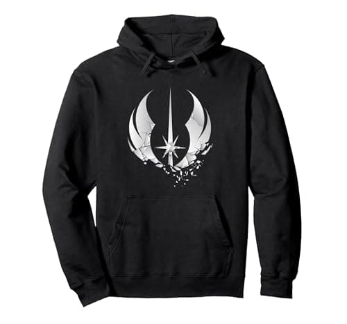 Image of Star Wars Obi-Wan Kenobi Jedi Order Pullover Hoodie, Adult Unisex, Black, XX-Large