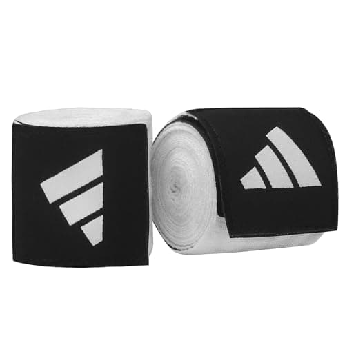 Image of adidas Unisex's Hand Wraps, White, 255 cm