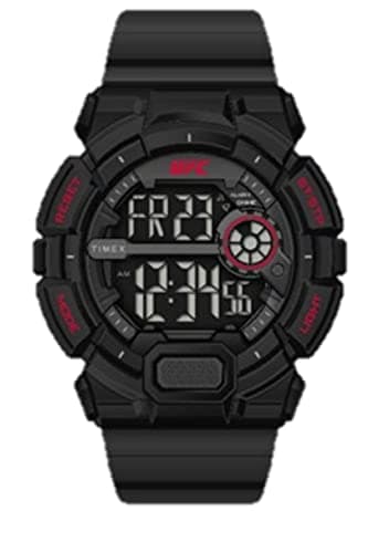 Image of Timex UFC Men's 50mm Black Resin Strap Chronograph Watch TW5M53400