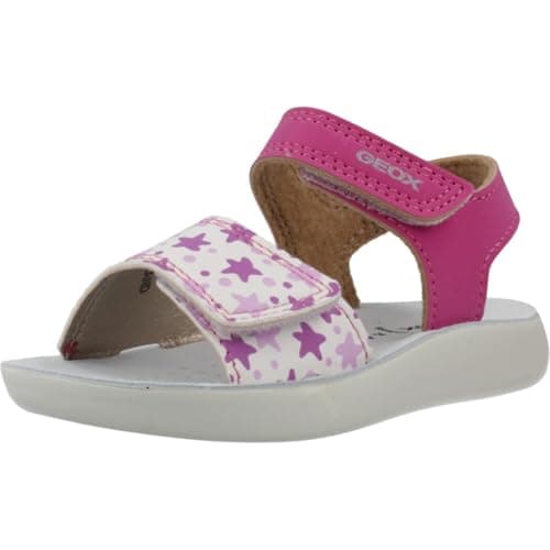 Image of Geox Boy's Girl's B Sandal Lightfloppy, Fuchsia White, 9 UK Child