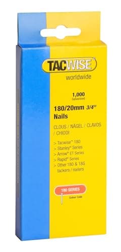 Image of Tacwise 0360 Galvanised Brad Nails Type 18G / 20 mm , Pack of 1000