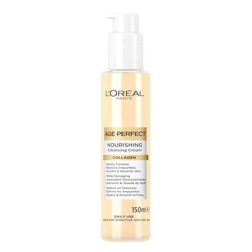 Image of L'Oréal Paris Collagen Expert Nourishing Facial Cleanser, Formulated with Collagen & Glycerine, Moisturising Cleanser Suitable for all Skin Types, 150ml