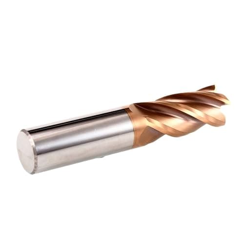 Image of 1pc HRC60 Carbide End Mill Diameter 11mm~20mm 4 Flutes Tungsten Machine Cutter Tool CNC Coating Metal Face Square Bit(D12.9x45x14dx100L-4T)