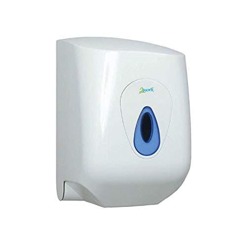 Image of 2Work Lockable Centrefeed Hand Towel Dispenser White CT34038