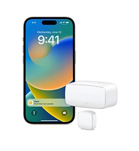 Image of Eve Door & Window - Smart Contact Sensor, Home Security, Future Ready with Matter and Thread, Compatible with Apple HomeKit, Alexa, Google Home, SmartThings