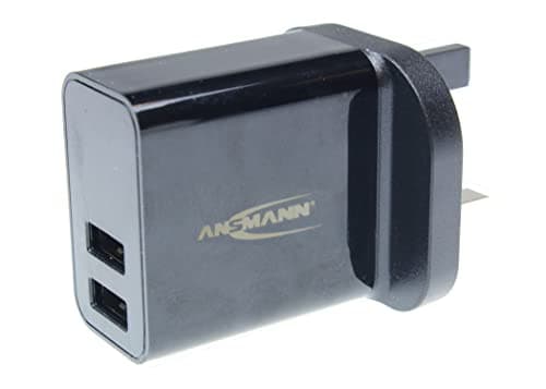 Image of ANSMANN Home charger 224 UK USB Dual Output USB - 1001-0105
