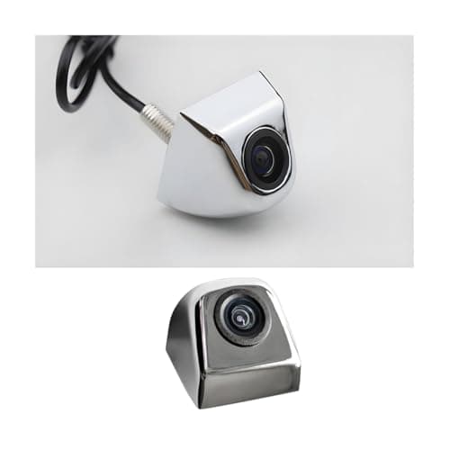 Image of CGEAMDY Backup Camera for Car, Waterproof Rear View Camera with Moveable Guideline, HD 960x720 Image Super Night Vision Car Backup Camera, 4 Layer Glass Lens 155 Degree Wide View Angle(Silver)