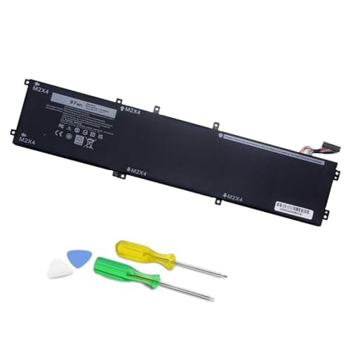 Image of 6GTPY 97Wh Battery Compatible With Dell XPS 15 9550 9560 9570 7590 Vostro 7500 7590 4GVGH 1P6KD 5XJ28 GPM03 P56F Inspiron 15 7500 7501 7590 7591 Precision 5520 5530 5540 5510 6-cell
