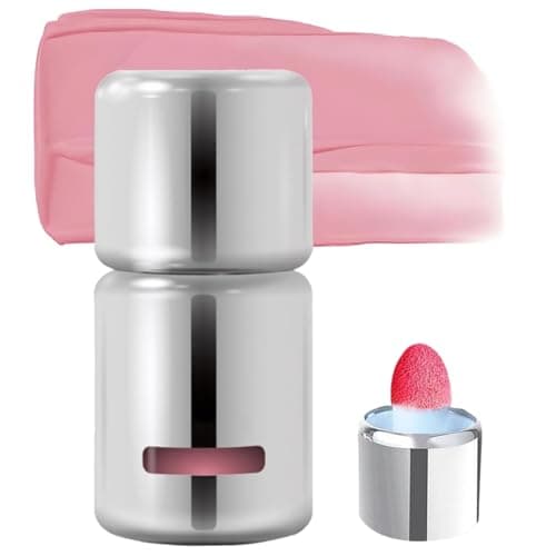 Image of Liquid Blush for Cheeks - Blush Liquid Matte Nude Cheek Tint with Sponge Head, Waterproof 5ml Hydrating Blusher, Buildable Low Saturation Colour for Everyday Makeup